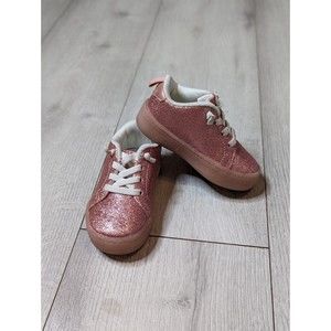 Carter's Toddler Girl's Pink Glitter Shoes, Size 5T